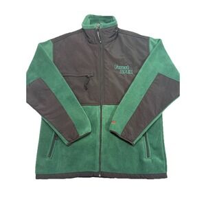 Charles River Apparel Apex Fleece Jacket Women's Small Green Full Zip